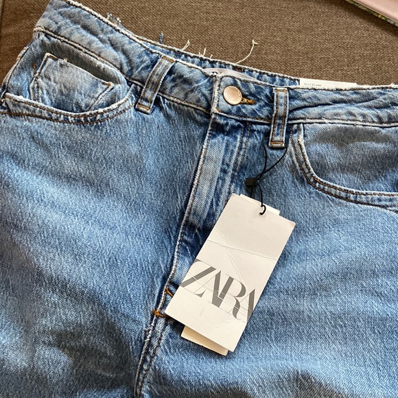 ZARA slim flare high rise full length jeans blogger insta favorite - Picture 2 of 7